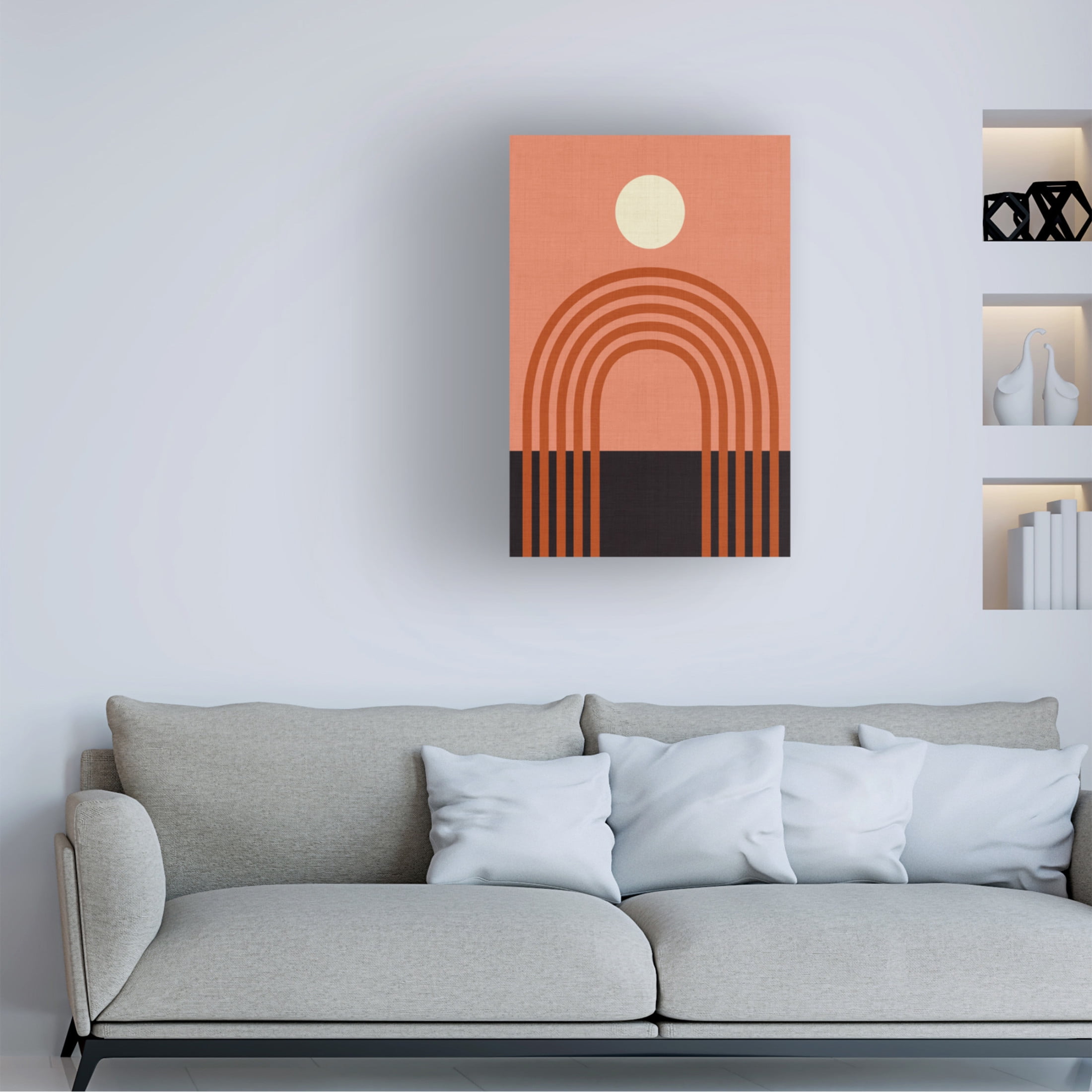 Trademark Fine Art Ana Rut Bre Geo Shapes Fall 21 Arc Canvas Wall Art