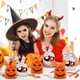 thumbnail image 4 of Billuyoard Bolsa de dulces de Halloween, 100 pack/lote, con exquisita artesanía y costuras finas, bolsas de plástico para golosinas Kits de decoración para fiestas, 4 of 6