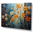 thumbnail image 2 of Designart "Leaves Autumnal Euphony Patchwork II" Modern Wall Decor, 2 of 5