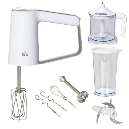 

Tomshine 500W Electric Immersion Hand Blender w/ 3 Cup Measuring Bowl & Dough Kneader
