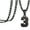 Black 3, variant on Men's Women's Stainless Steel Basketball Soccer Baseball Team Athlete Number Pendant Chunky Chain Black Sport Necklace Number 55