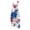 Blue, variant on American Flag Jumpsuits Women Independence Day Crew Neck Casual Overalls Patriotic 250th Anniversary Vintage Classic RompersS