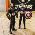 thumbnail image 3 of Marvel 28 Cm Captain America Movie Modeling Avengers Team America Exquisite Realistic Model Toy Collection Desktop Ornaments, 3 of 5