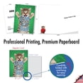 thumbnail image 3 of NobleWorks Father's Day Greeting Card with 5 x 7 Inch Envelope (1 Card) Dad Kitty Love You This Much C10401FDG, 3 of 6
