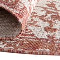 thumbnail image 6 of Rugs.com Jill Zarin Outdoor Collection Rug – 4' Round Rust Red Flatweave Rug Perfect For Kitchens, Dining Rooms, 6 of 8