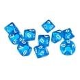 thumbnail image 4 of 20 piezas de dados D10 Dados caras para accesorios D&D RPG 2 colores, 4 of 7