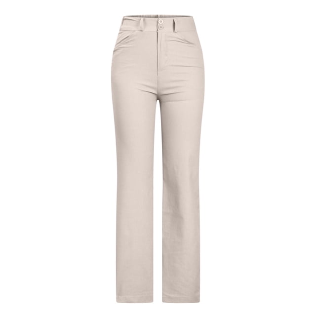 Pantalones de Pierna Ancha Para Mujer, de Moda, Informales, de Color Sólido, Divididos, A Media Cintura, Sueltos, Sin Cinturón, Elásticos, Pantalones Largos de Pierna Ancha Odeerbi ODB131100