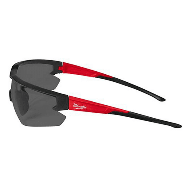 Milwaukee Safety Glasses, Tinted Anti-Scratch Lenses, Flexible