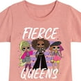 thumbnail image 3 of LOL OMG! Fashion Dolls - Fierce Queens - Toddler & Youth Girls Short Sleeve Graphic T-Shirt, 3 of 5
