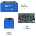 thumbnail image 3 of YTZ10S GEL Battery Replaces Honda CRBR600RR 03-18 + 12V 2Amp Charger, 3 of 10