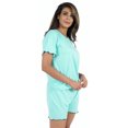 thumbnail image 3 of Inkmeso 2 Pcs Sleepwear Sets For Women Short Sleeve T Shirt & Shorts Loungewear, 3 of 7