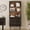 Black, variant on WAMPAT 72.8" Tall 3-Tier Bookshelf with 3 Large Drawers, Modern Bookcase with Storage, Adjustable Shelves, Wood Storage Cabinet, Walnut