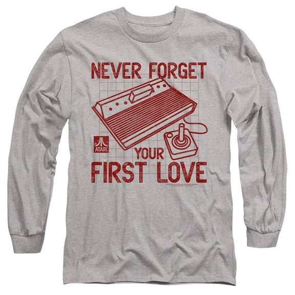 Atari First Love Long Sleeve T-Shirt Adult 18/1 Athletic Heather