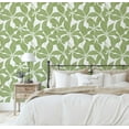 thumbnail image 5 of S4Sassy Peel & Stick Vinyl Wallpaper, Dotted Leaf Wallpaper Contact Paper Waterproof - Green, 25"X 240", Textured Finish, Removable Wall Covering For Home Decor In Bedrooms, Renter Spaces, Cabinets, 5 of 9