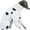 White, variant on UOSIA Winter Dog Onesie for Italian Greyhound,Warm Fleece Full Body Whippet Dog Jumpsuit Pajamas