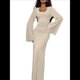 thumbnail image 1 of Vestido de Invitada de Boda para Mujer, Larga, Ajustado, de Punto Acanalado, Maxivestido Formal de Otoño Albaricoque XL, 1 of 9