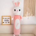 thumbnail image 1 of Amyove Grand Coussin en Peluche en Forme de Lapin Mignon pour Enfants, 1 of 7