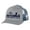 Heather Grey/American Flag, variant on The Dream Team Funny Mens Embroidered Mesh Back Trucker Hat Baseball Cap, Khaki/Brown