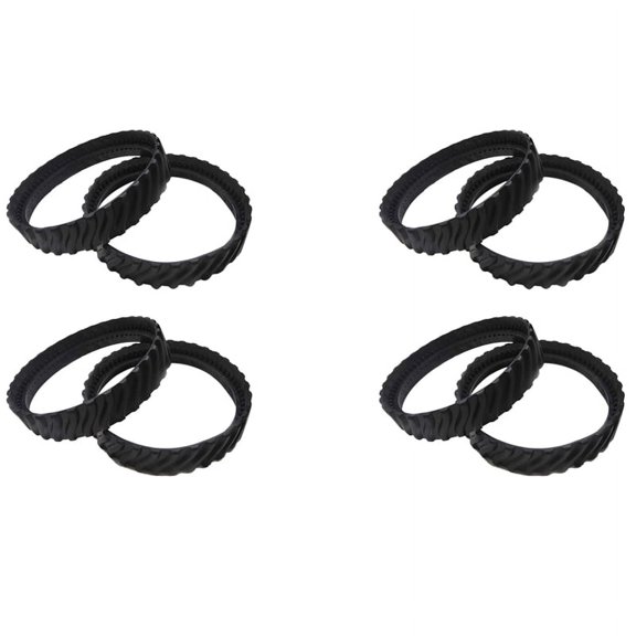 8Pcs Exact Track Replacement In-Ground Pool Cleaner Heavy Duty Rubber Track for Zodiac MX8 Elite MX6 Elite MX8 Mx6,8 x Pool Cleaner Replacement Tire,black