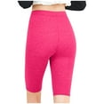 thumbnail image 5 of QATAINLAV 3 Pack High Waisted Biker Shorts for Women Gym Compression Workout Yoga Shorts Casual Solid Going Out Running Short Pants 2025 Summer Tight Leggings Camisas Para Hombres Hot Pink XL, 5 of 9