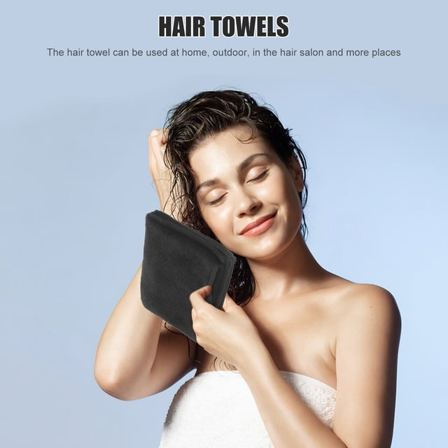 unbranded 2Ud Toallas De Negras Para Secado De Sin Fricciones Protección Y Confort