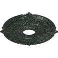 thumbnail image 3 of Ekena Millwork 18"OD x 4"ID x 5/8"P Attica Ceiling Medallion (Fits Canopies up to 5"), Hand-Painted Painted Turtle Crackle, 3 of 6
