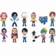 thumbnail image 2 of Anime Kpop Demon Hunters Figure Model Toy Cartoon Gaming Peripherals Desktop Decoration Collect, 2 of 5