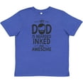 thumbnail image 3 of Inktastic My Dad is Bearded Inked and Awesome Youth T-Shirt, 3 of 5