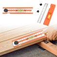 thumbnail image 1 of Adjustable Precision Marking Protractor Tool for Accurate Woodworking and Metalworking Angle Measurement Layout, 1 of 6