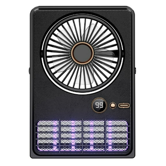 Electric Insect Trap Mosquito Lamp with Fan 2 in 1 Usb Charging Camping Mosquito Repellent Bug Zapper