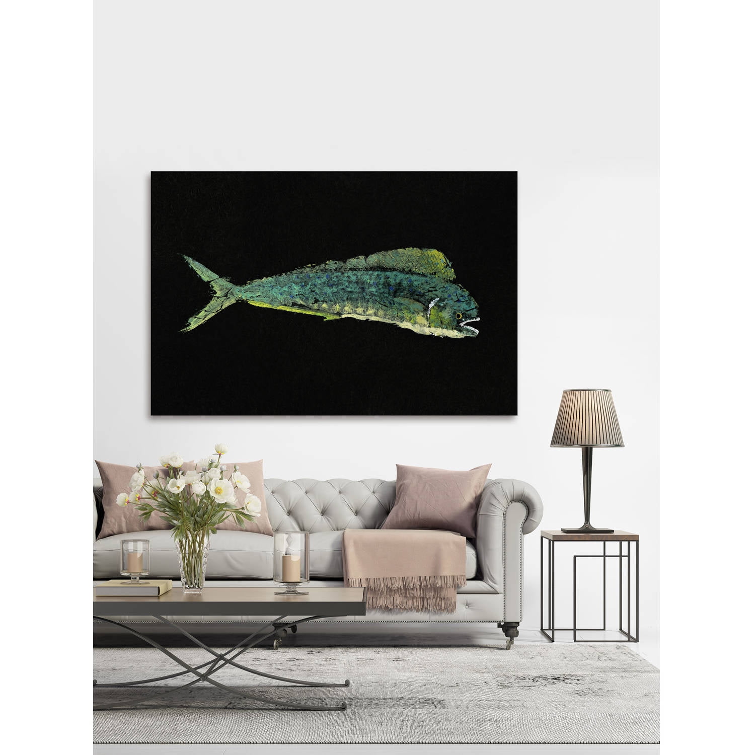 Marmont Hill "Dorado" by Warren Sellers Painting Print on Wrapped Canvas