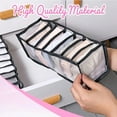 thumbnail image 3 of Vikakiooze Underwear Storage Box with Compartments Socks Bra Underpants Organizer Drawers, Christmas Gift, 3 of 6