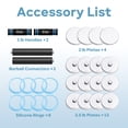 thumbnail image 7 of ARVIVO 2pcs V2.0 Upgraded Adjustable Steel Dumbbells 2-in-1 Dumbbell Barbell Set for Home GYM Workout 20lbs Silver, 7 of 7