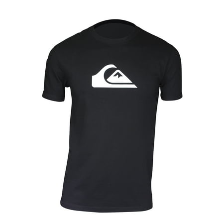 - Quiksilver Mens Comp Logo T-Shirt - Black - Small