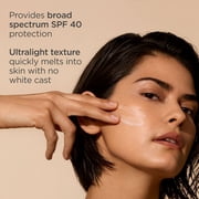 ISDIN Fusion Water MAGIC Ultralight Daily Sunscreen, Broad Spectrum SPF 40, Formulated with Hyaluronic Acid, 3.4 Fl Oz
