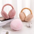 thumbnail image 2 of Cache-oreilles d'Hiver Chauds Portables Pliables hamburger Cache-Oreilles Coréens Extérieurs Garçons et Filles Cache-Oreilles en Peluche Cache-Oreilles, 2 of 6