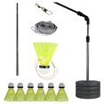 thumbnail image 1 of Dispositivo de entrenamiento de bádminton, herramienta de autoaprendizaje, accesorios profesionales automáticos telescópicos 4 Base Zulema entrenador de bádminton, 1 of 8
