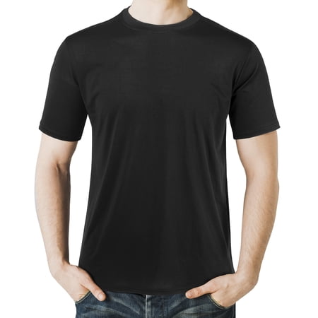 REDESS 2 Pack Men's Athletic T Shirts Quick-Dry Active Workout Crew Neck Short Sleeve Top,Sizes m-2XL