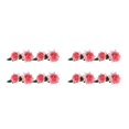 thumbnail image 4 of Injueey 4X flores artificiales flores realistas imitación arreglo para fiesta de boda Faux Long Rose decoración fotografía Props oscuro Rosa oscuro 2Conjunto, 4 of 6