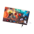 thumbnail image 3 of Montessori Busy Board Sensory Learning Toy with Lights Switches for Children, 3 of 8