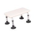thumbnail image 5 of Shower Stool Bath Seat Stable Bath Bench Adjustable under Desk Foot Rest Toliet Stool for Bedside Living Room Elderly Seniors white adjustable, 5 of 10