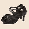 thumbnail image 5 of Wowcloth Latin Dance Shoes for Women – Comfortable Soft Sole with 7.5cm Mid Heel for Dance Performance and Stage Shows, Spring/Summer New Style, 5 of 6