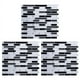 thumbnail image 1 of 3X Pegatinas de pared 3D Papel tapiz de ladrillo Azulejo para cocina Baño Salpicaduras Anti-Azulejos Decoración del hogar 28X23.5cm, 1 of 7