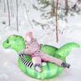 thumbnail image 2 of Thicken Snow Tube Inflatable Snow Sleds with Handles Winter Toys for Kids Adults, 2 of 6