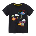 thumbnail image 1 of KAWELL Toddler Boys Summer Dinosaur Pattern T-Shirts Short Sleeve Top Size 2-7T, 1 of 6