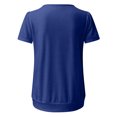 thumbnail image 3 of T-shirts Décontractés à Manches Courtes pour Femmes, sous-Vêtement à Manches Longues pour Femmes, Tuniques, Col Rond, Chandails de Compression pour Femmes, T-Shirts à Manches Longues, Été, Ample, Chemises pour Femmes de Taille Moyenne, Tuniques Ajustées, Blouse, 3 of 6