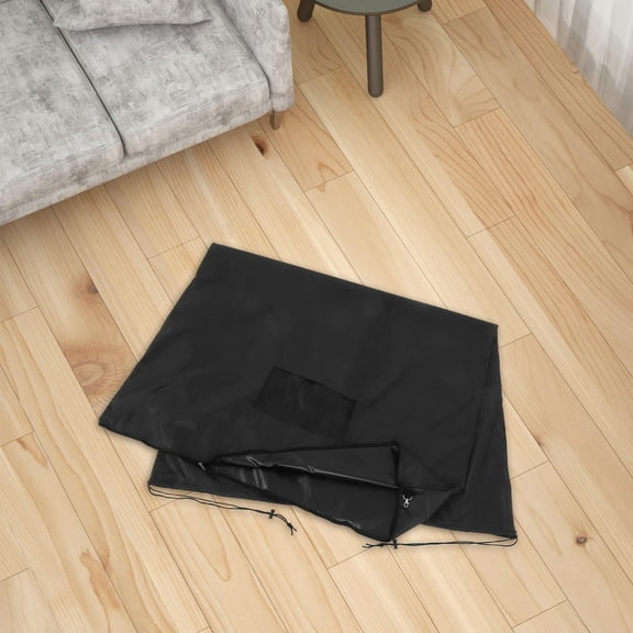 Masteelf Gardening Tool Bag And Leaf Remover For Yard With Garden Organizer And Leaf Collector Lawn Sweeper For Efficient Yard Maintenance Black