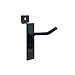 thumbnail image 2 of 2" Slatwall Hooks For Slat Panel Display - 50 Pcs Box - 1/4" Dia Wire - Standard Duty - Black Color, 2 of 4