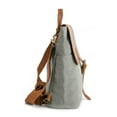 thumbnail image 2 of Retro backpack crazy horse leather women,Coffee, 2 of 2