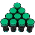 thumbnail image 1 of Greensen 10Pcs  AC/DC 24V 22mm Thread LED Electronic Indicator Signal Light,Signal Light, Electronic Indicator Signal Light, 1 of 4